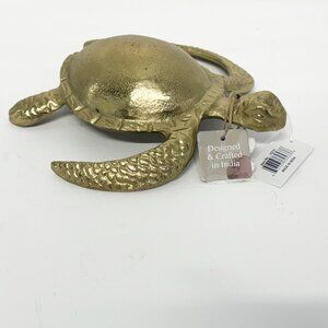 Brass Turtle Decor Access Home Animal Sculpture